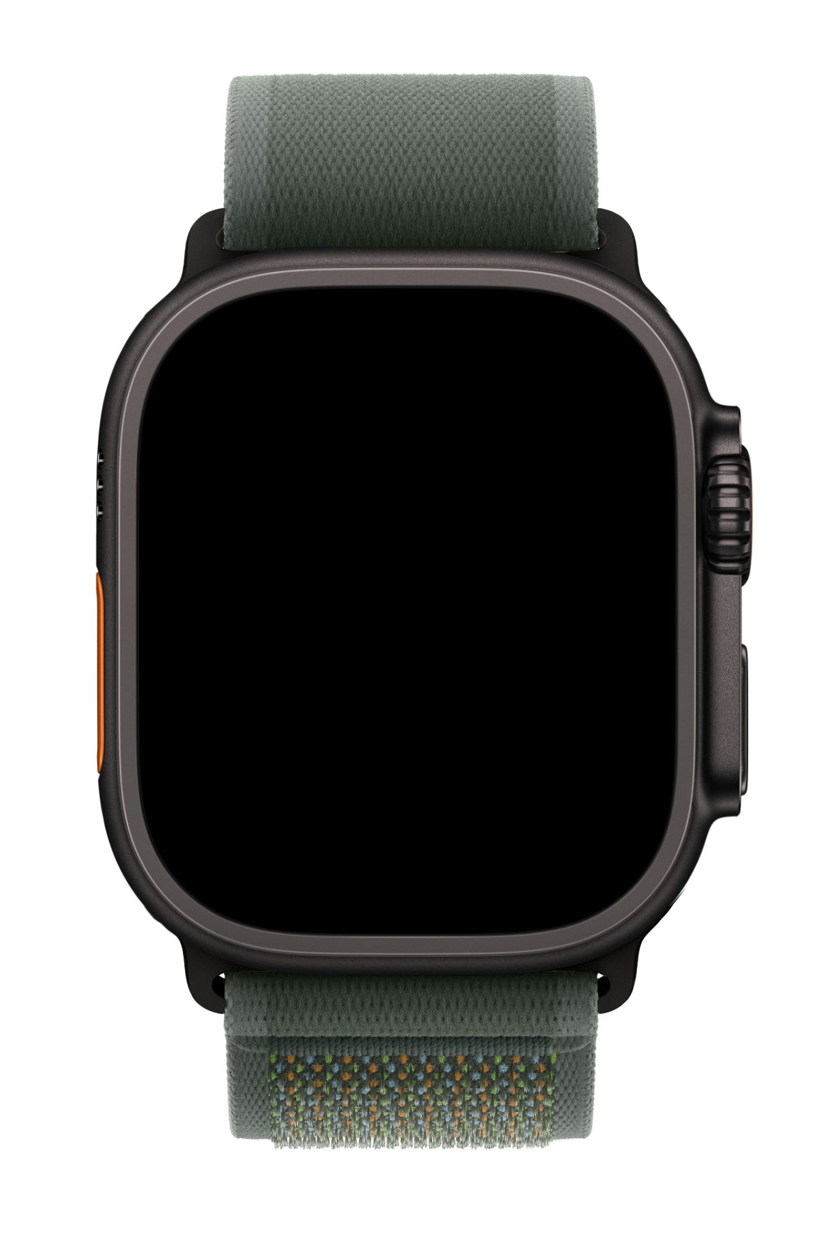 Apple Watch Uyumlu Trail Loop Kordon Siyah Tokalı Greeni