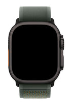 Apple Watch Uyumlu Trail Loop Kordon Siyah Tokalı Greeni