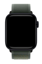 Apple Watch Uyumlu Trail Loop Kordon Siyah Tokalı Greeni