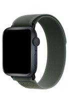 Apple Watch Uyumlu Trail Loop Kordon Siyah Tokalı Greeni
