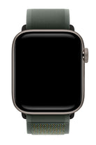Apple Watch Uyumlu Trail Loop Kordon Siyah Tokalı Greeni