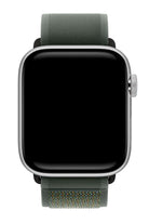 Apple Watch Uyumlu Trail Loop Kordon Siyah Tokalı Greeni