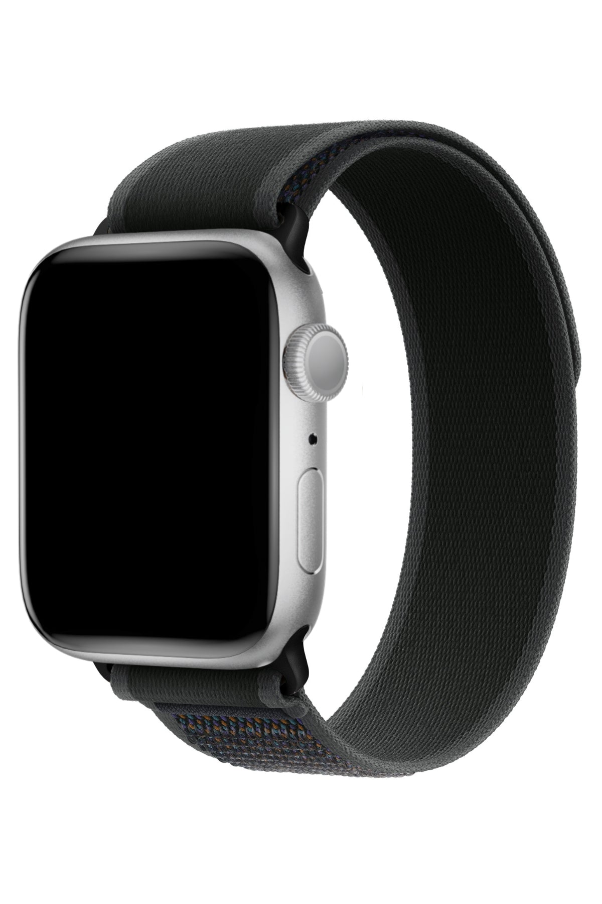 Apple Watch Uyumlu Trail Loop Kordon Siyah Tokalı Smoky