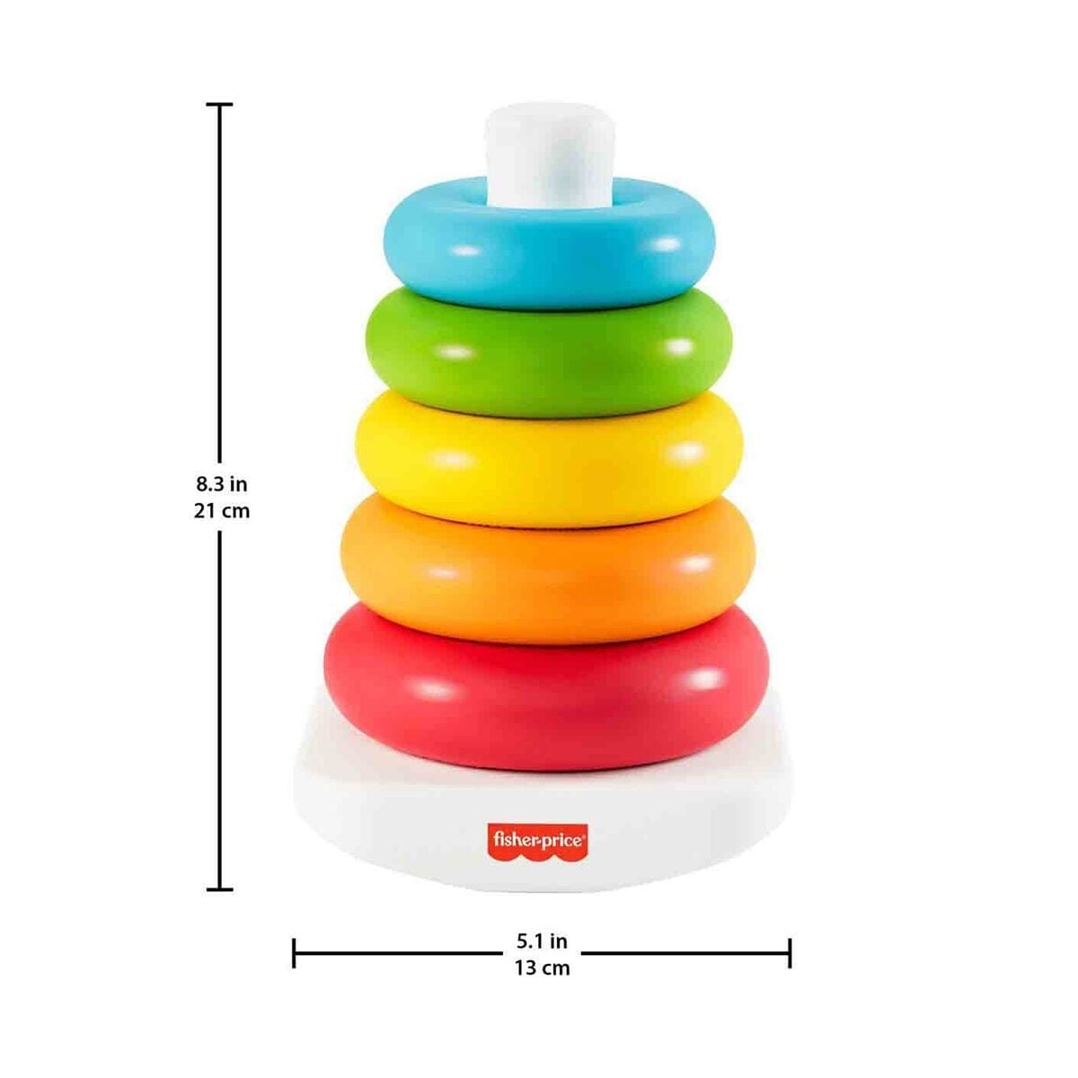 Grf09 Fisher-Price Doğa Dostu Renkli Halkalar