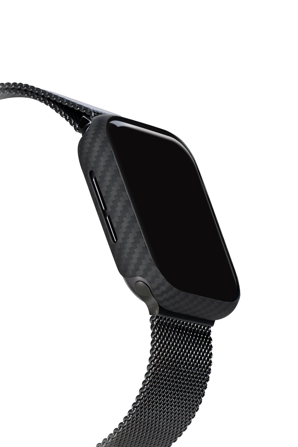 Aramid Fiber 600D Apple Watch Uyumlu Kasa Koruyucu Siyah