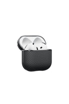 Aramid Fiber Airpods 4 Kılıf Black-Gray Twill