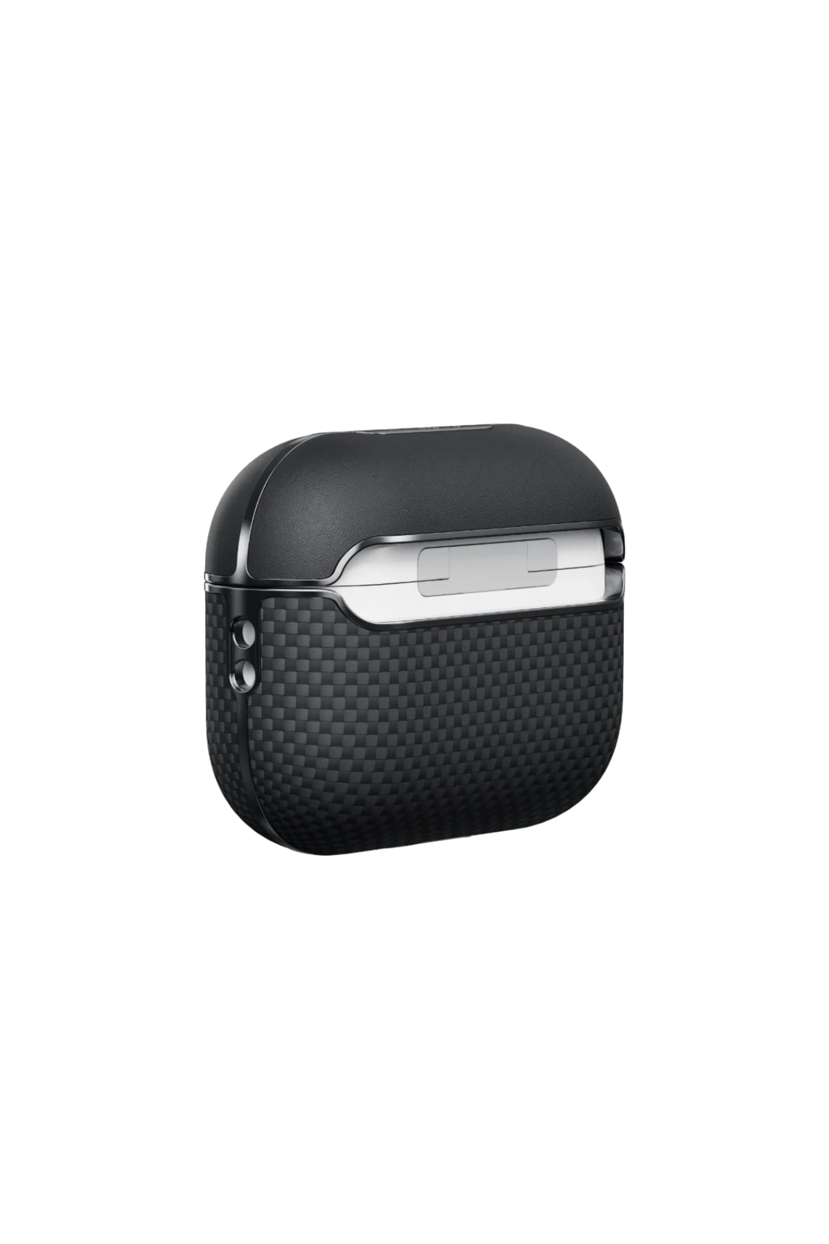 Aramid Fiber Magsafe Uyumlu Airpods Pro 2 Kılıf Black-Gray Twill