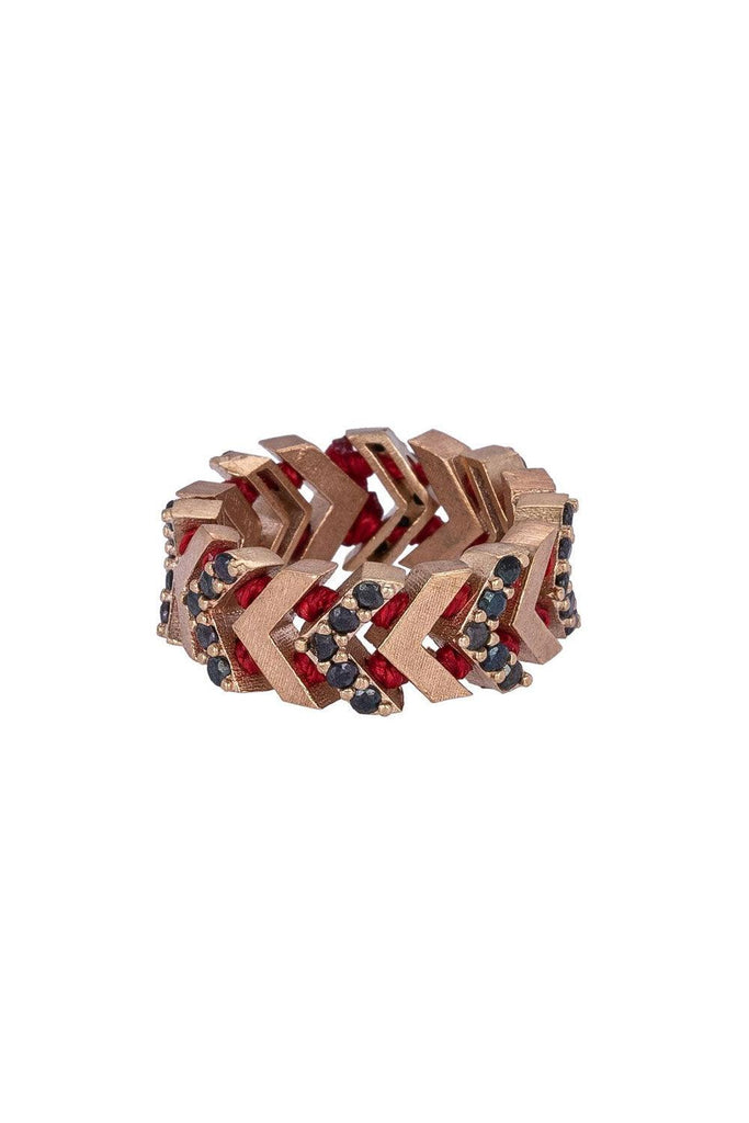 JUJU | Arrow Ring with Stones CRS-1167 4 | Milagron