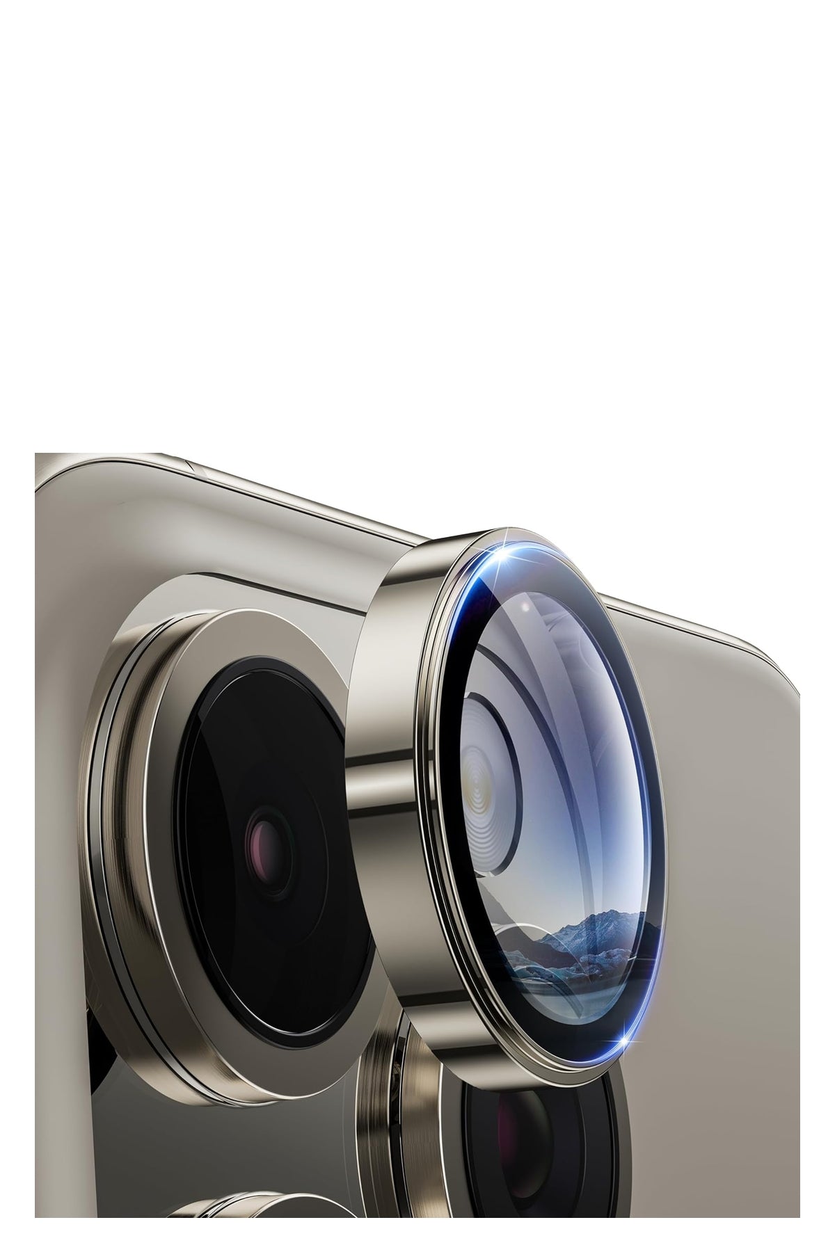Bikordon Safir Iphone 15 Serisi Için Lens Koruyucu