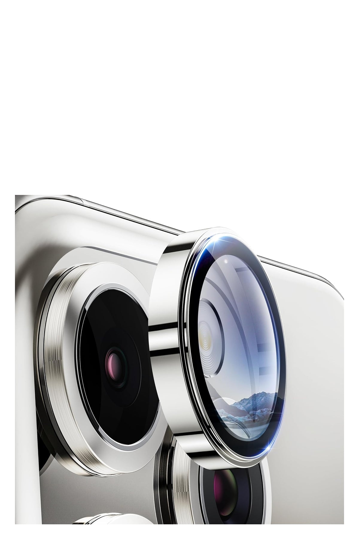 Bikordon Safir Iphone 15 Serisi Için Lens Koruyucu