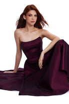 Esotte-Audrey Midi Mürdüm Elbise-Elbise-4-Milagron.com