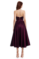 Esotte-Audrey Midi Mürdüm Elbise-Elbise-2-Milagron.com