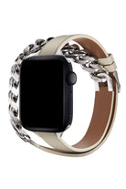 Apple Watch Uyumlu Double Tour Deri Kordon Auro