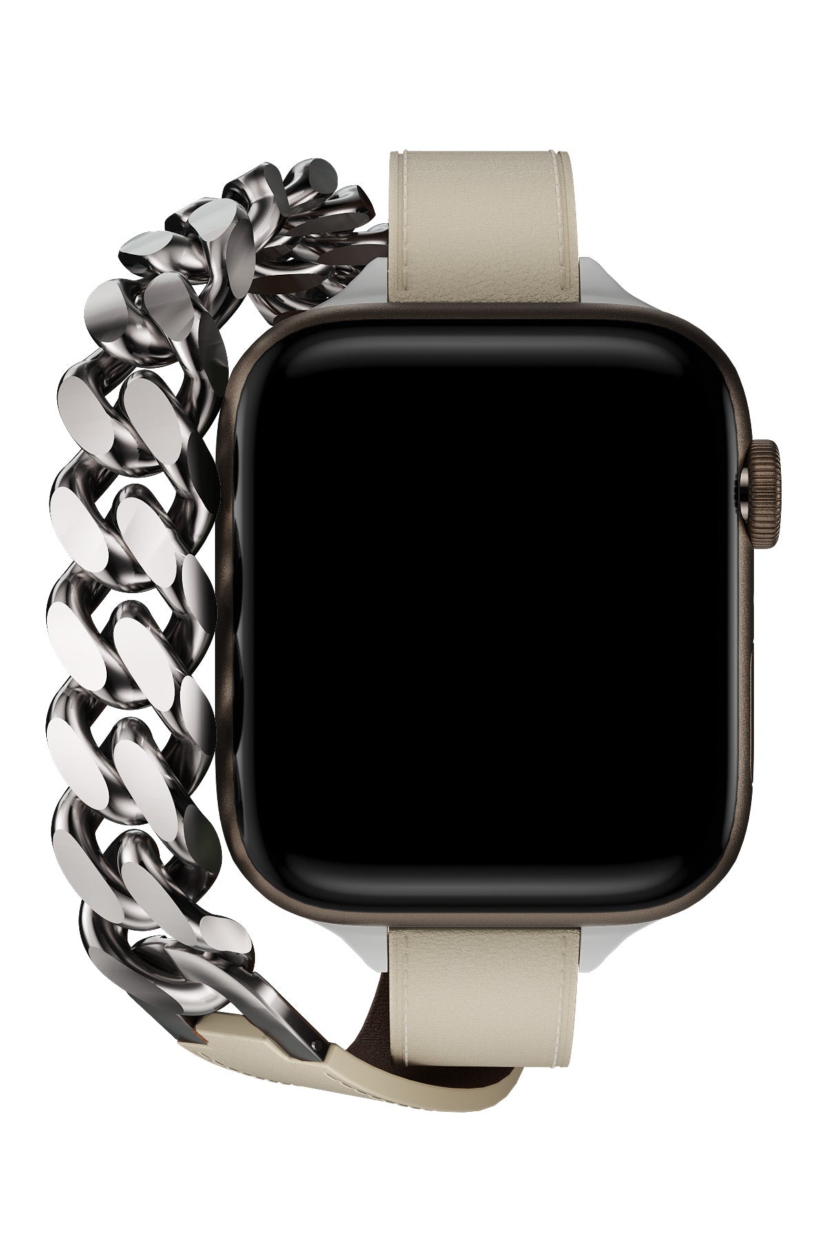Apple Watch Uyumlu Double Tour Deri Kordon Auro