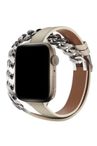 Apple Watch Uyumlu Double Tour Deri Kordon Auro