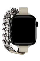 Apple Watch Uyumlu Double Tour Deri Kordon Auro