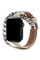 Apple Watch Uyumlu Double Tour Deri Kordon Auro