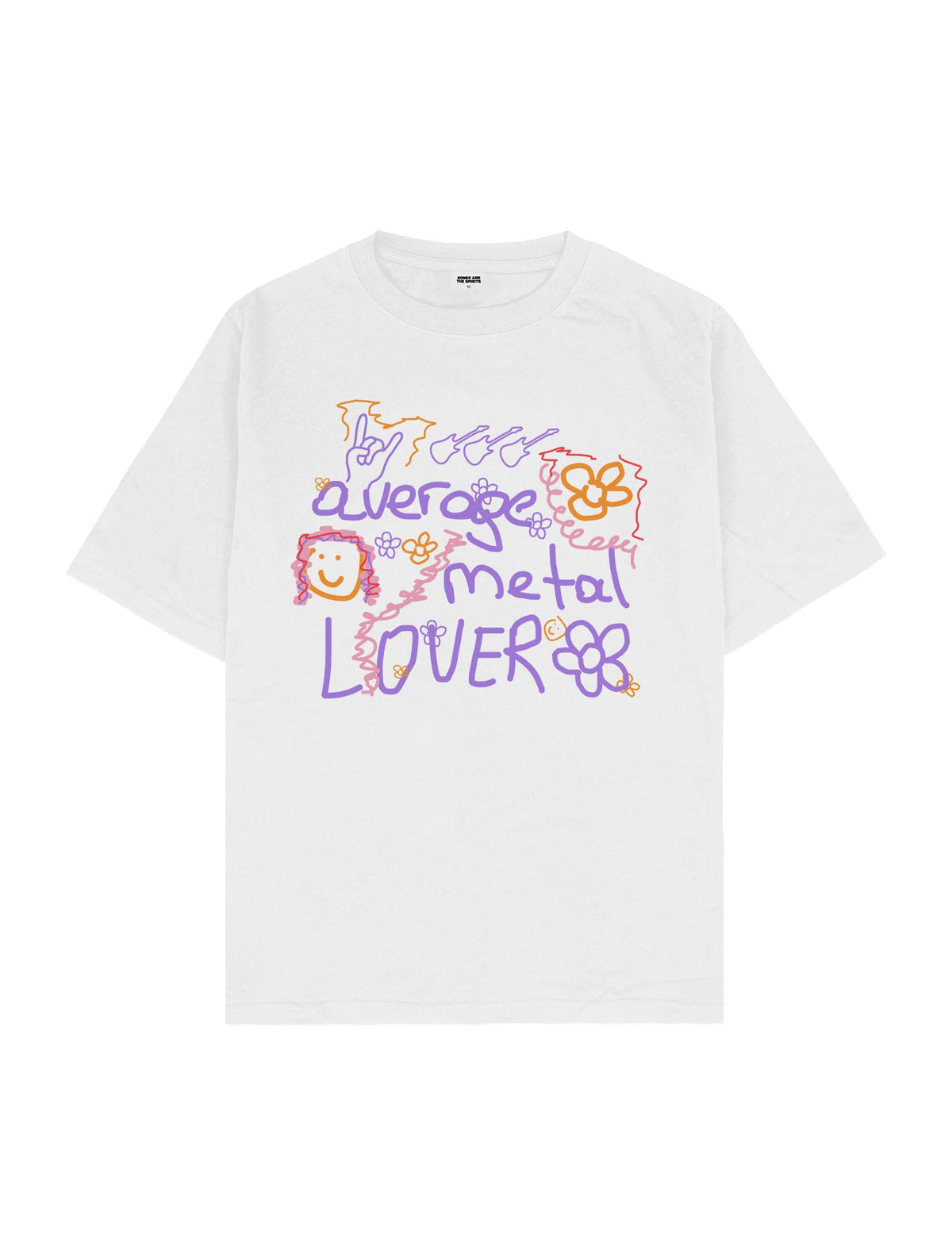Average Metal Lover Oversize Tişört