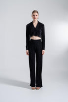 Beli Lastikli Esnek Comfy Pantolon Siyah