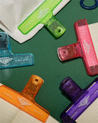 Penco Clampy Glitter Plastic Klips Purple