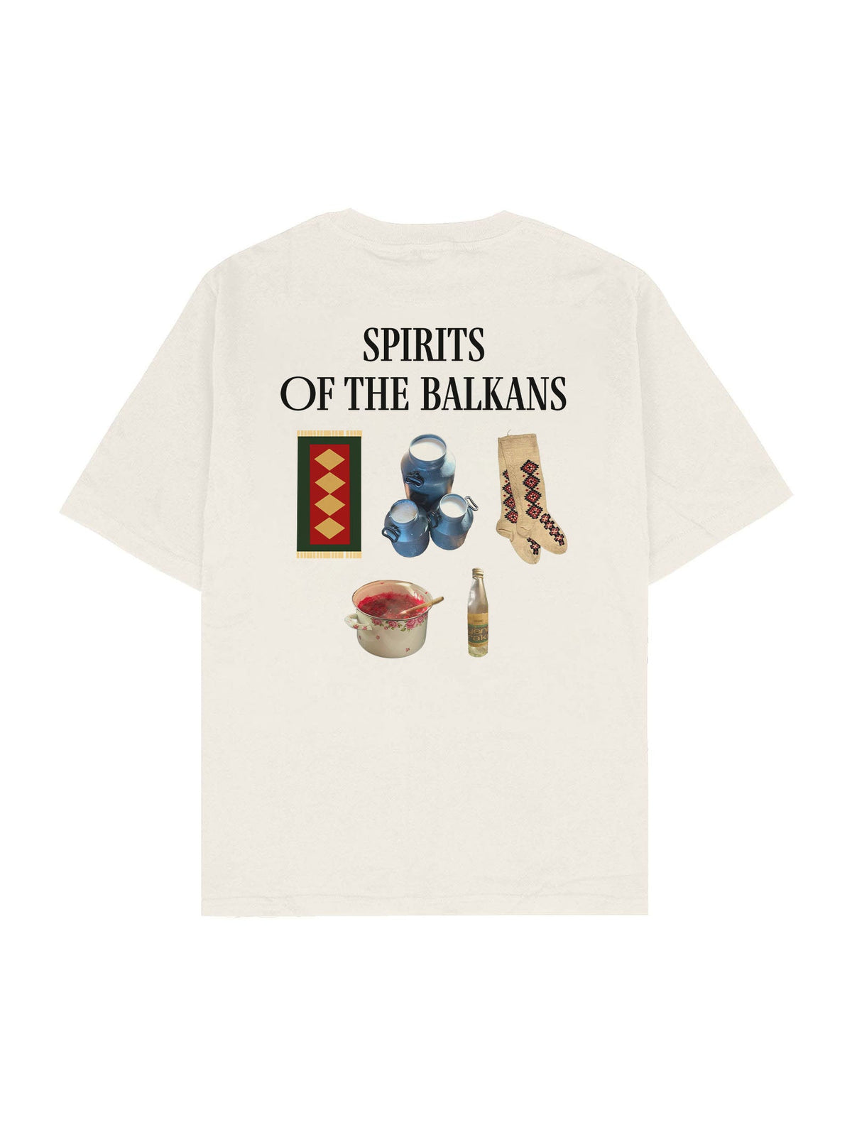 The Balkans Oversize Tişört