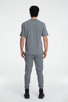 Cotton Basic T-Shirt - Gri