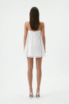 Beyaz Dantel Korseli MiNi Bodycon ElbiSe