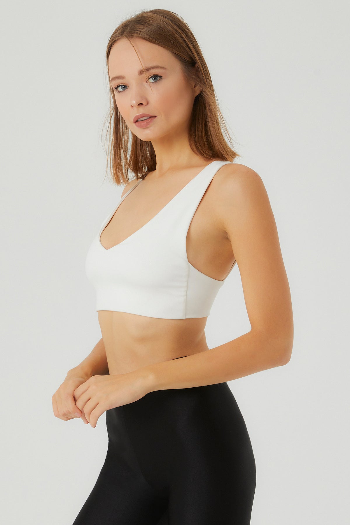 Harmonia Mini Crop Top | Beyaz