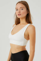 Harmonia Mini Crop Top | Beyaz
