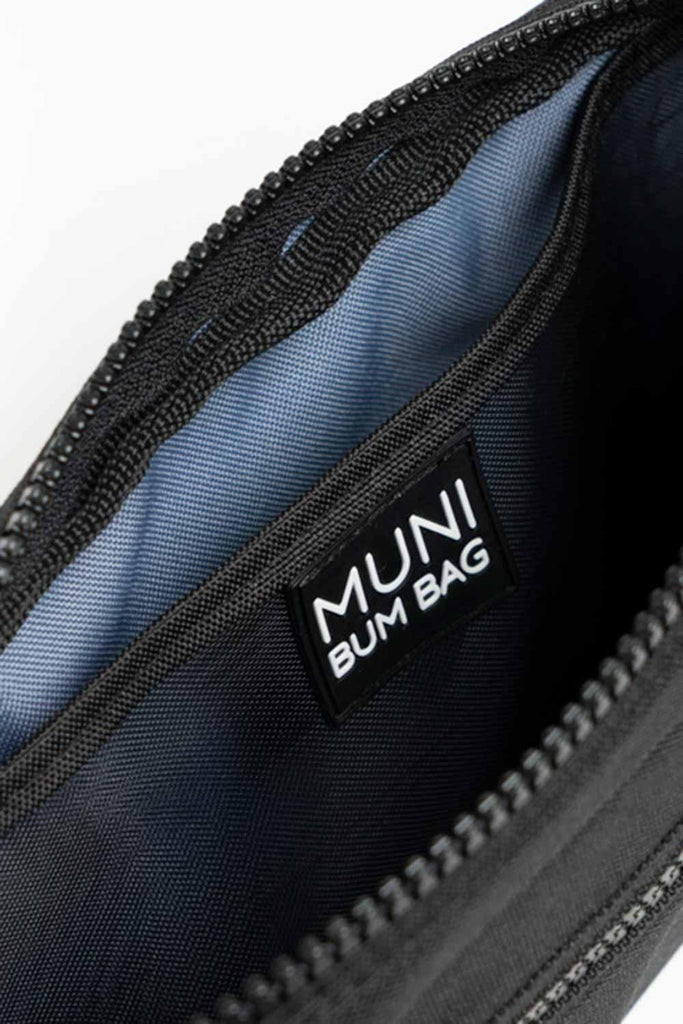 Muni Bum Bag | Black Bumbag | Milagron