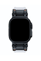 Apple Watch Uyumlu Defense Loop Silikon Kordon Black Clear