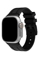 Apple Watch Ultra Uyumlu Royal Loop Rubber Kordon Black Coal