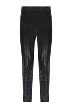 Mirimalist | Black Leather Pants | Milagron