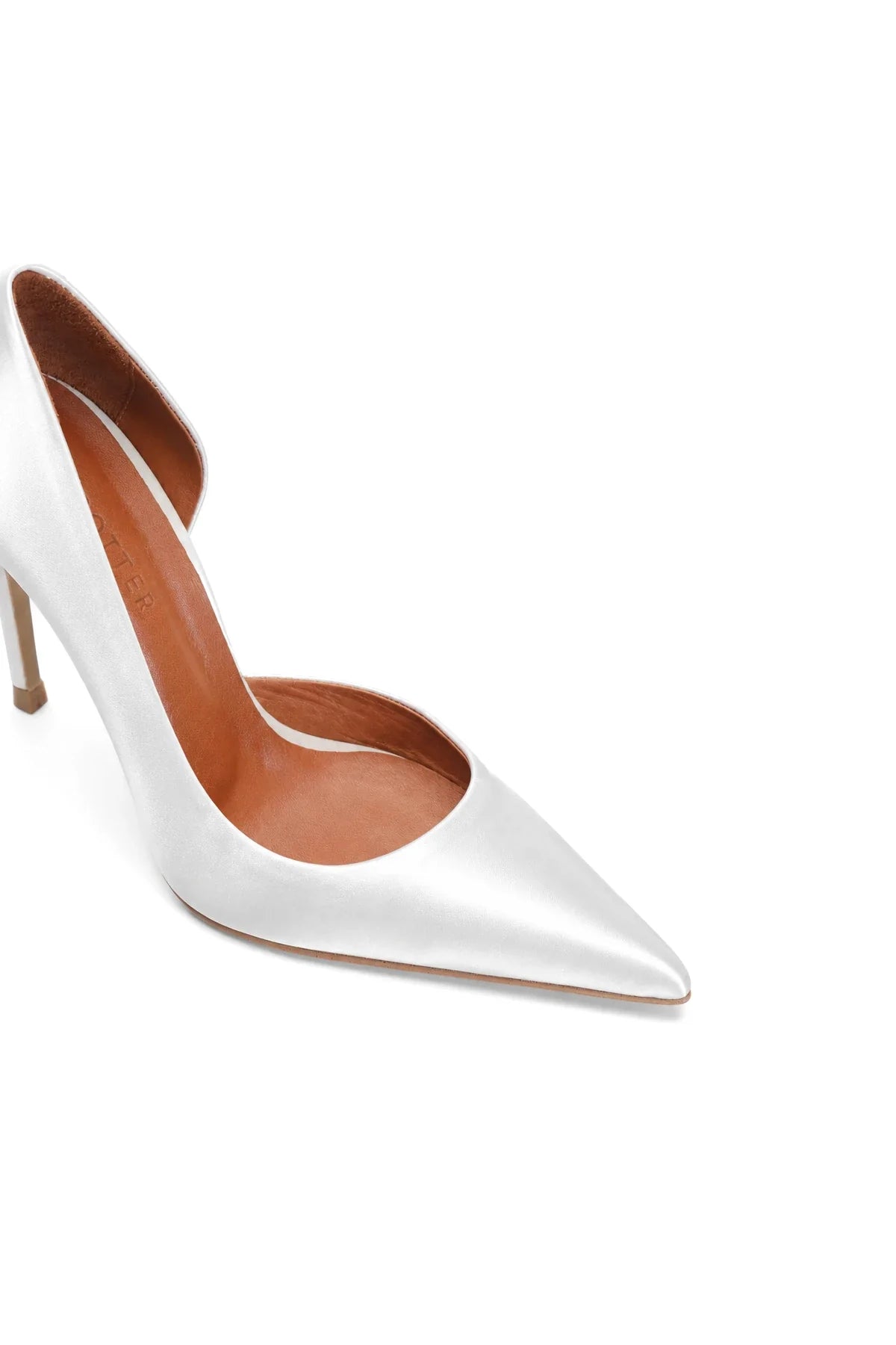 Blanca Saten 10 Cm Stiletto