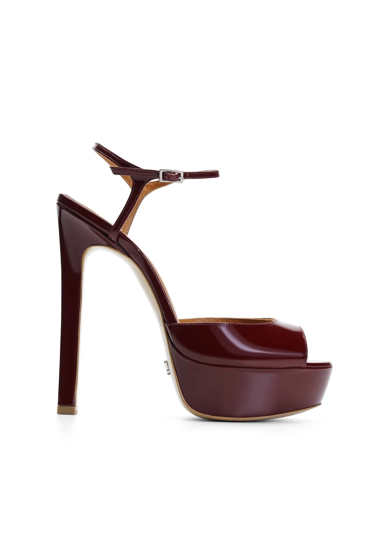 Brida Rugan 14 Cm Platform Topuklu Ayakkabı