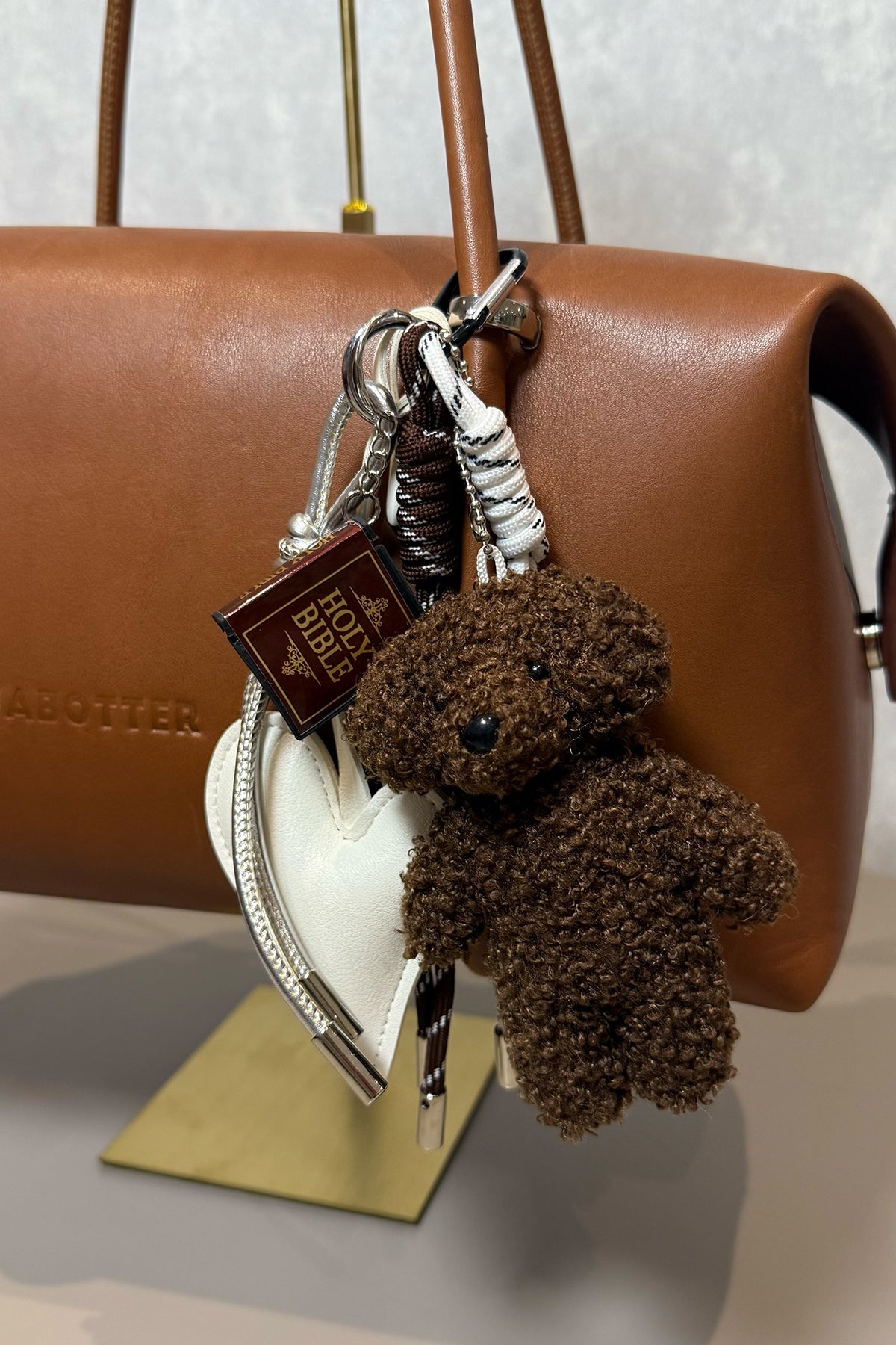 Brown Teddy Bear Çanta Charm