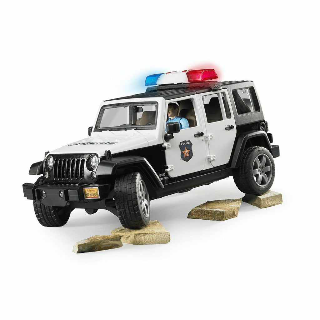 Bruder Br02526 Jeep Wrangler U.R. Polis Aracı Ve Memur +4 Yaş Oyuncak Araçlar ve Setleri | Milagron 