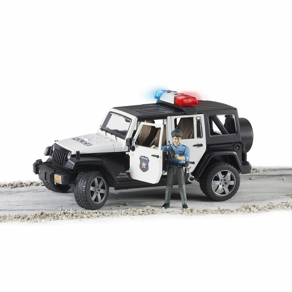 Bruder Br02526 Jeep Wrangler U.R. Polis Aracı Ve Memur +4 Yaş Oyuncak Araçlar ve Setleri | Milagron 