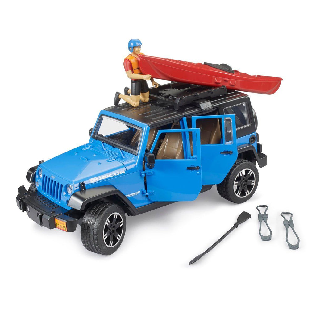 Bruder Jeep Wrangler U. Rubicon, Kano Ve Sürücü Oyuncak Arabalar ve Setleri | Milagron 