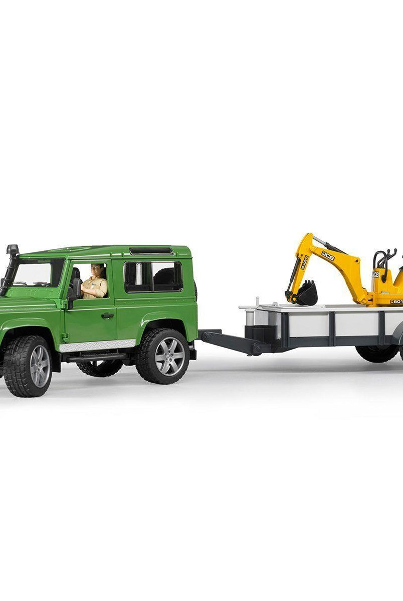 Bruder Land Rover Arazi Aracı Ve Jcb Mini Kazıcı Oyuncak Kamyon ve İş Makineler | Milagron 