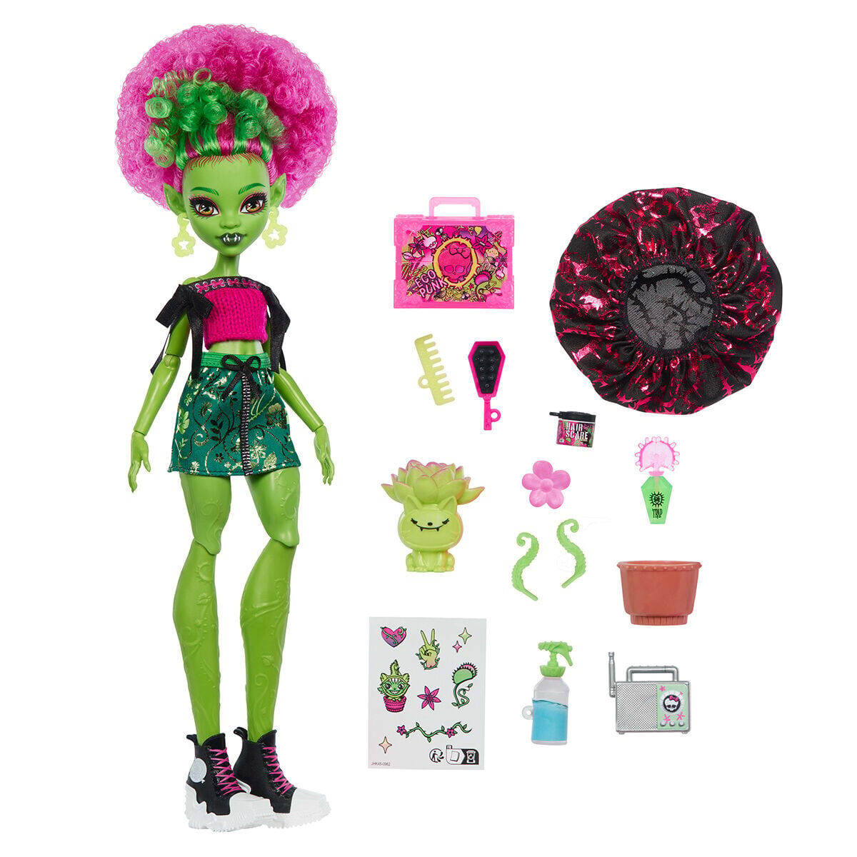 Jhk45 Monster High - Venus Mcflytrap Self-Scare Secrets Wave