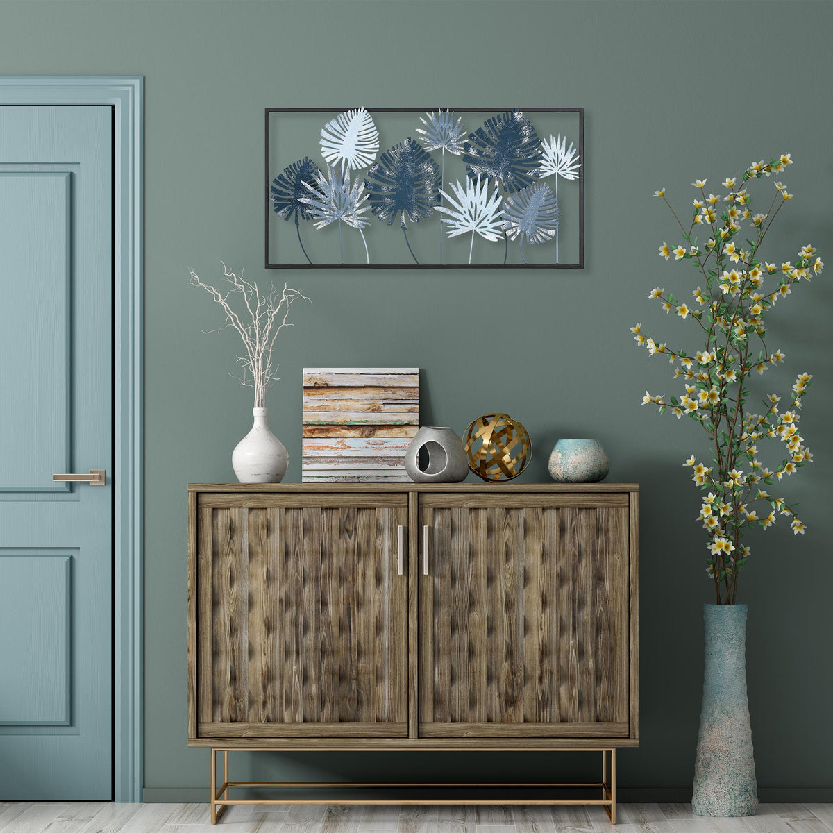 Bys-026 Dekoratif Metal Duvar Tablosu 