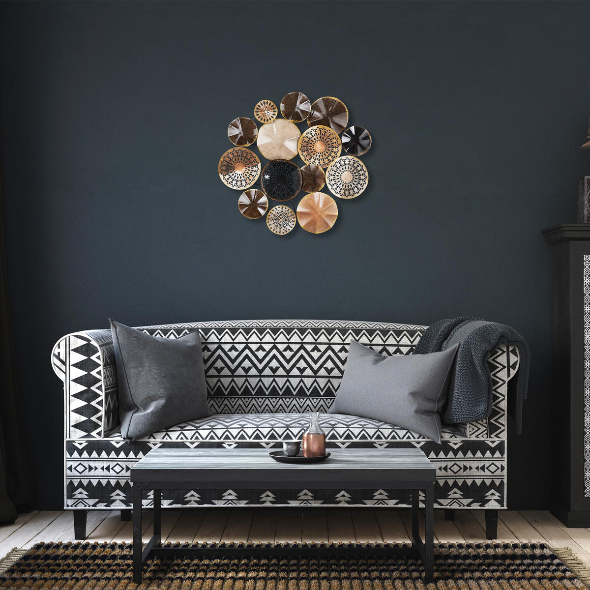 Bys-040 Dekoratif Metal Duvar Tablosu 