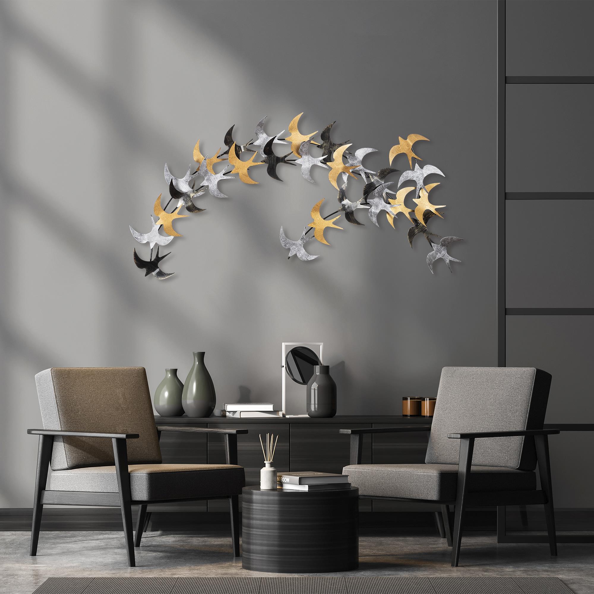Bys-057 Dekoratif Metal Duvar Tablosu 