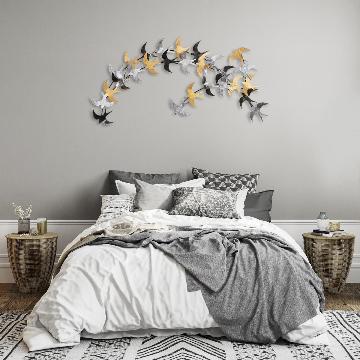 Bys-057 Dekoratif Metal Duvar Tablosu 
