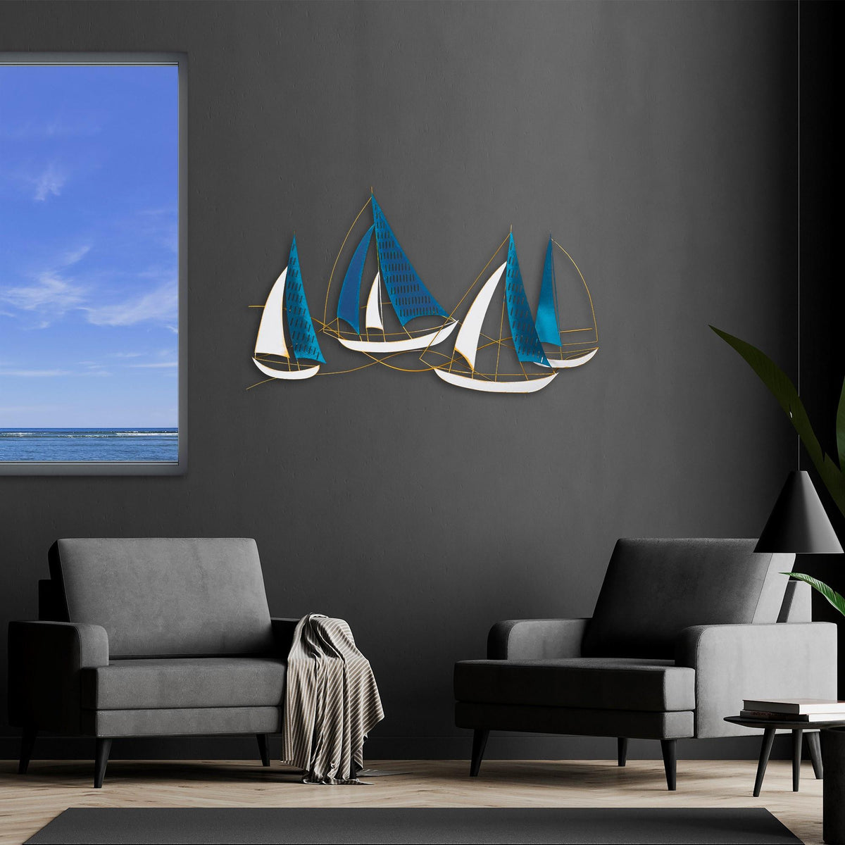 Bys-071 Dekoratif Metal Duvar Tablosu 