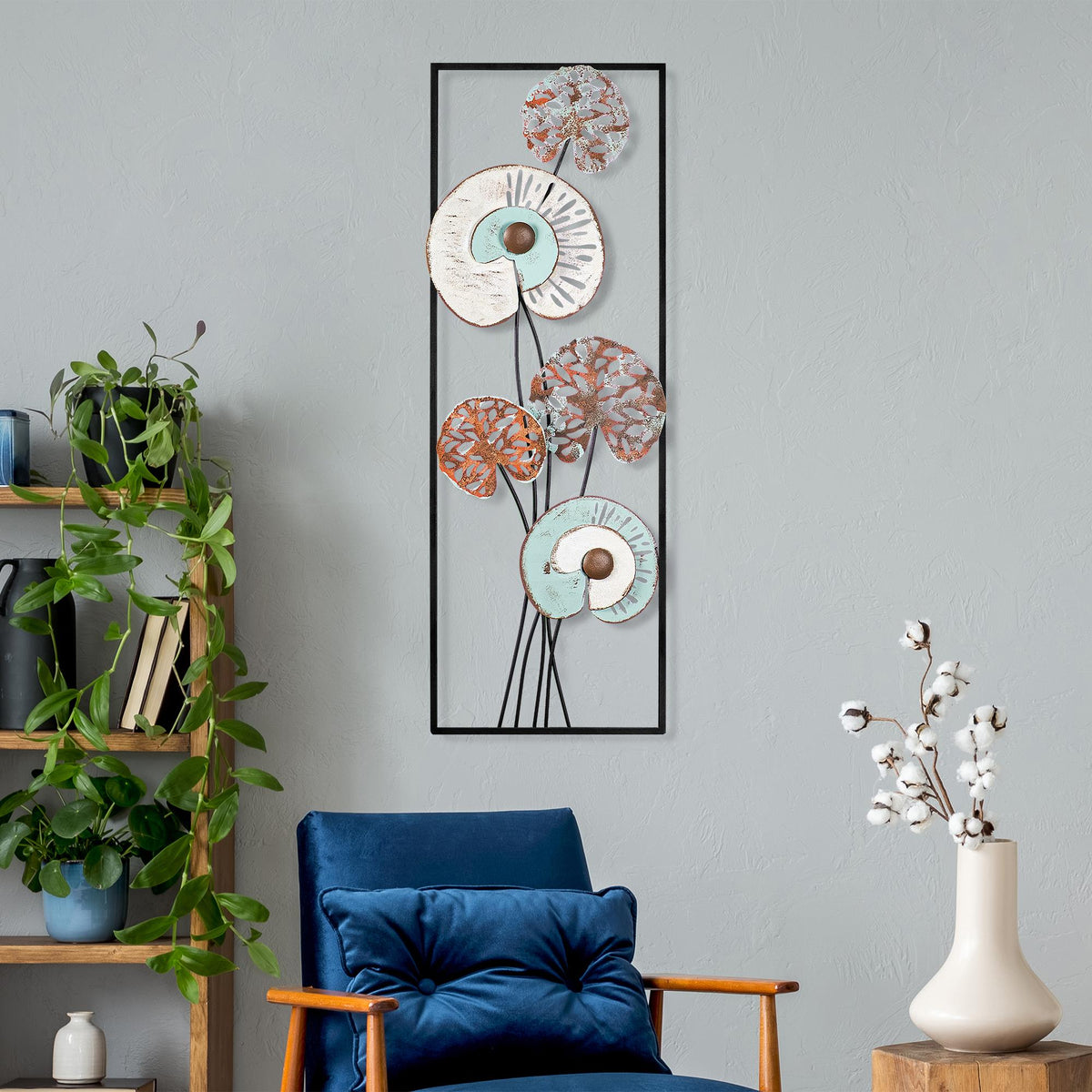 Bys-079-D Dekoratif Metal Duvar Tablosu 