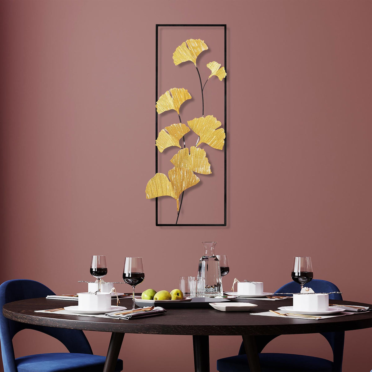 Bys-081-A Dekoratif Metal Duvar Tablosu 