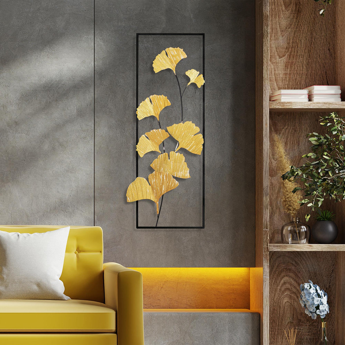 Bys-081-A Dekoratif Metal Duvar Tablosu 