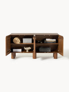Cadi Masif Meşe Ahşap Dressoir 160 Cm